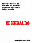 Research paper thumbnail of Estudio del diseño del sitio web del periódico El Heraldo en la ciudad de Barranquilla