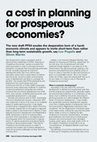 Research paper thumbnail of A cost in planning for prosperous economies? The new draft PPS4 appears to invite short-term fixes rather than long-term sustainable growth, argue Lee  …