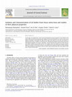 Research paper thumbnail of Isolation and characterization of oil bodies from Oryza sativa bran and studies of their physical properties