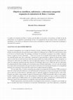 Research paper thumbnail of Objetivos científicos, suficiencia y coherencia categorial: respuesta al comentario de Ruíz y Luciano. (2012)