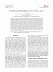 Research paper thumbnail of Bioethics and the Challenges to Its Growth in Africa