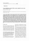 Research paper thumbnail of Cervical mobilisation: concurrent effects on pain, sympathetic nervous system activity and motor activity