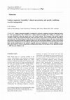 Research paper thumbnail of Masterclass. Lumbar segmental 'instability': clinical presentation and specific stabilizing exercise management