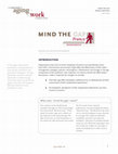 Research paper thumbnail of Mind the gap.  France.  Employee perspective.