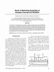 Research paper thumbnail of Study of Matching Properties of Graded-Channel SOI MOSFETs