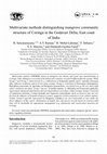 Research paper thumbnail of multivariate methods distinguishing mangrove community structure of coringa in the godavari delta, east coast of india