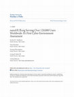 Research paper thumbnail of nanoHUB. org serving over 120,000 users worldwide: It's first cyber-environment assessment