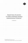 Research paper thumbnail of İdari Usul Kanunu  (ve Bilgi Edinme Hakkı)  Gereksinimi Üzerine - On the Need for Administrative  Pr ocedure Law (and Right  to Information)