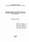 Research paper thumbnail of Adequação Ambiental e Levantamento de Fauna em Propriedades Cafeeiras. Estudo de Caso: Fazenda Bela Vista, Altinópolis, SP