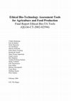 Research paper thumbnail of Ethical bio-technology assessment tools for agriculture and food production