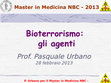 Research paper thumbnail of Master in Medicina NBC - 2013