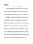 Research paper thumbnail of Language Development: Natural Rites