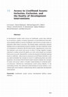 Research paper thumbnail of Access to Livelihood Assets: Inclusion, Exclusion, and the Reality of Development Interventions