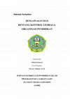 Research paper thumbnail of Pengawasan dan Rentang Kontrol Lembaga/ Organisasi Pendidikan