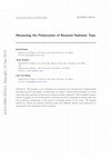 Research paper thumbnail of Measuring the polarization of boosted hadronic tops