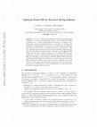 Research paper thumbnail of Optimal trade-offs for succinct string indexes