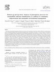 Research paper thumbnail of Bottom up and top down: Analysis of participatory processes for sustainability indicator identification as a pathway to community empowerment and sustainable environmental management