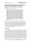 Research paper thumbnail of A Review on Quality Enhancement of Oil Palm Trunk Waste by Resin Impregnation: Future Materials