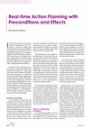 Research paper thumbnail of Real-time Action Planing with Preconditions and Effects (GameCoderMag-2012)