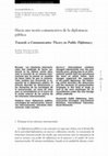 Research paper thumbnail of Hacia una teoría comunicativa de la diplomacia pública