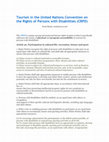 Research paper thumbnail of Tourism in the United Nations Convention on the Rights of Persons with Disabilities (CRPD)