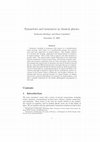 Research paper thumbnail of Symmetries and invariances in classical physics