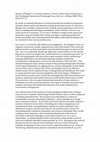 Research paper thumbnail of Review of Morgan Liu, Under Solomon's Throne: Uzbek Visions of Renewal in Osh. Pittsburgh  2012. Published in Contemporary Islam (1): 109-112  