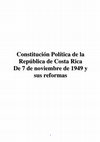 Research paper thumbnail of constitucion de costa rica