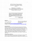 Research paper thumbnail of syllabus 2013, Foundations of Psychedelic Studies 