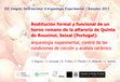 Research paper thumbnail of III Congrés Internacional d’Arqueologia Experimental, que se realizou em Banyoles - Restitución formal y funcional de un  horno romano de la alfarería de Quinta  do Rouxinol, Seixal (Portugal):  arqueología experimental, control de las  condiciones de cocción y análisis cerámico