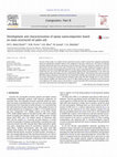 Research paper thumbnail of Development and characterization of epoxy nanocomposites based on nano-structured oil palm ash