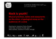 Research paper thumbnail of Rock is youth!