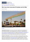 Research paper thumbnail of 3 marzo 2011: Ma è un errore stracciare il trattato con la Libia