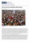 Research paper thumbnail of 8 luglio 2011: Ma al Cairo la rivoluzione inizia adesso