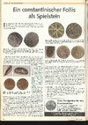 Research paper thumbnail of Ein constantinischer Follis als Spielstein, in: Money Trend 2/2000, S. 58