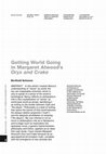 Research paper thumbnail of ‘Getting World Going in Margaret Atwood’s Oryx and Crake’, Senses & Society 8:1 (2013), pp. 96-105.