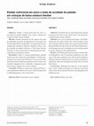 Research paper thumbnail of Estado nutricional em zinco e teste de acuidade do paladar em crianças de baixa estatura familiar Zinc nutritional status and taste acuity test in familial short stature children