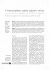 Research paper thumbnail of A TRANSEXUALIDADE NO/PELO JUDICIÁRIO MINEIRO: UM ESTUDO DOS JULGADOS DO TJMG CORRELATOS À TRANSEXUALIDADE NO PERÍODO 2008 A 2010