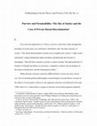 Research paper thumbnail of Purview and Permissibility: the Site of Justice and the Case of Private Racial Discrimination