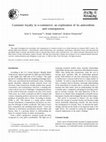 Research paper thumbnail of Customer loyalty in e-commerce: an exploration of its antecedents and consequences