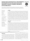 Research paper thumbnail of QUEIXAS MUSCULOESQUELÉTICAS E PROCEDIMENTOS FISIOTERAPÊUTICOS NA DELEGAÇÃO BRASILEIRA PARALÍMPICA DURANTE O MUNDIAL PARALÍMPICO DE ATLETISMO EM 2011 