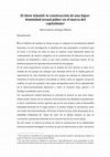 Research paper thumbnail of La construcción de una hiper-­ feminidad sexual púber