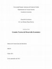 Research paper thumbnail of Ensayo Teorías del Desarrollo Económico