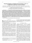 Research paper thumbnail of Structural, Magnetic, and Optical Characterization of Nanoparticles Synthesized Via Sol-Gel Method