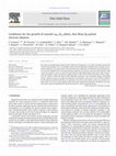 Research paper thumbnail of Conditions for the growth of smooth La 0.7 Sr 0.3 MnO 3 thin films by pulsed electron ablation