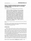 Research paper thumbnail of EFFECT OF DEGREE OF DEACETYLATION OF CHITOSAN ON THERMAL STABILITY AND COMPATIBILITY OF CHITOSAN-POLYAMIDE BLEND