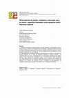 Research paper thumbnail of Observatórios de media, cidadania e educação para os meios: sugestões baseadas numa pesquisa sobre imprensa regional