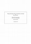 Research paper thumbnail of "'Writing and Developing a Play: From Initial Idea to Final Draft' & 'Roses on the Wire'"