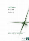 Research paper thumbnail of Lectura 1 - Introducción al mundo de la Formulación y Evaluación de Proyectos de Inversión