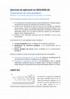 Research paper thumbnail of Ejercicios de aplicación en GEOLOGÍA (2)